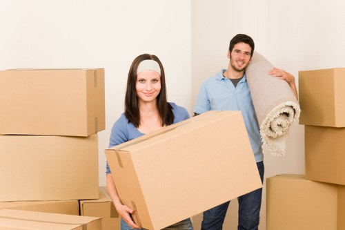 Movers loading household items for a Tufnell Park relocation