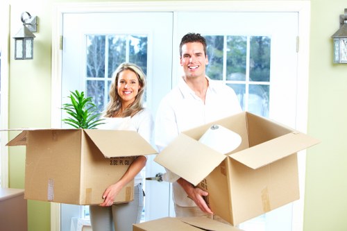Safe and organised removal company operations with protective packing materials